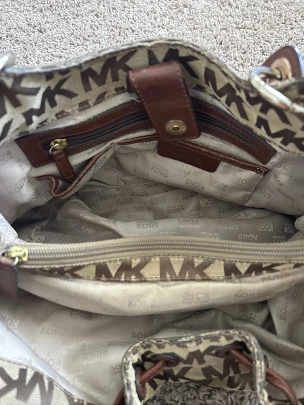 Michael Kors Logo Shoulder Bag
